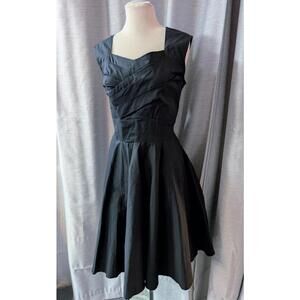 Maggie Tang Black 50s Style Fit & Flare Dress XXL NWT 2X